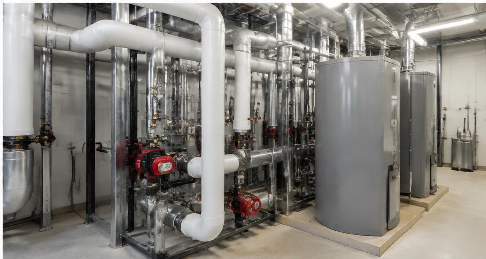 Organized commercial plumbing system