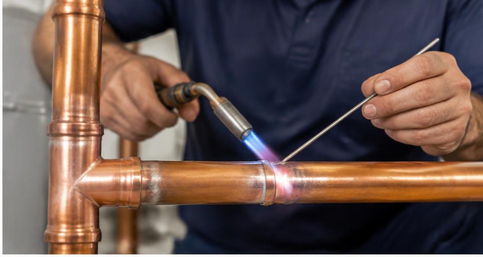 Precision copper pipe repair